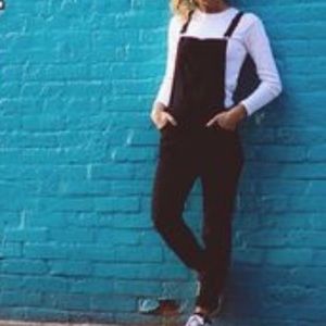 Black overalls